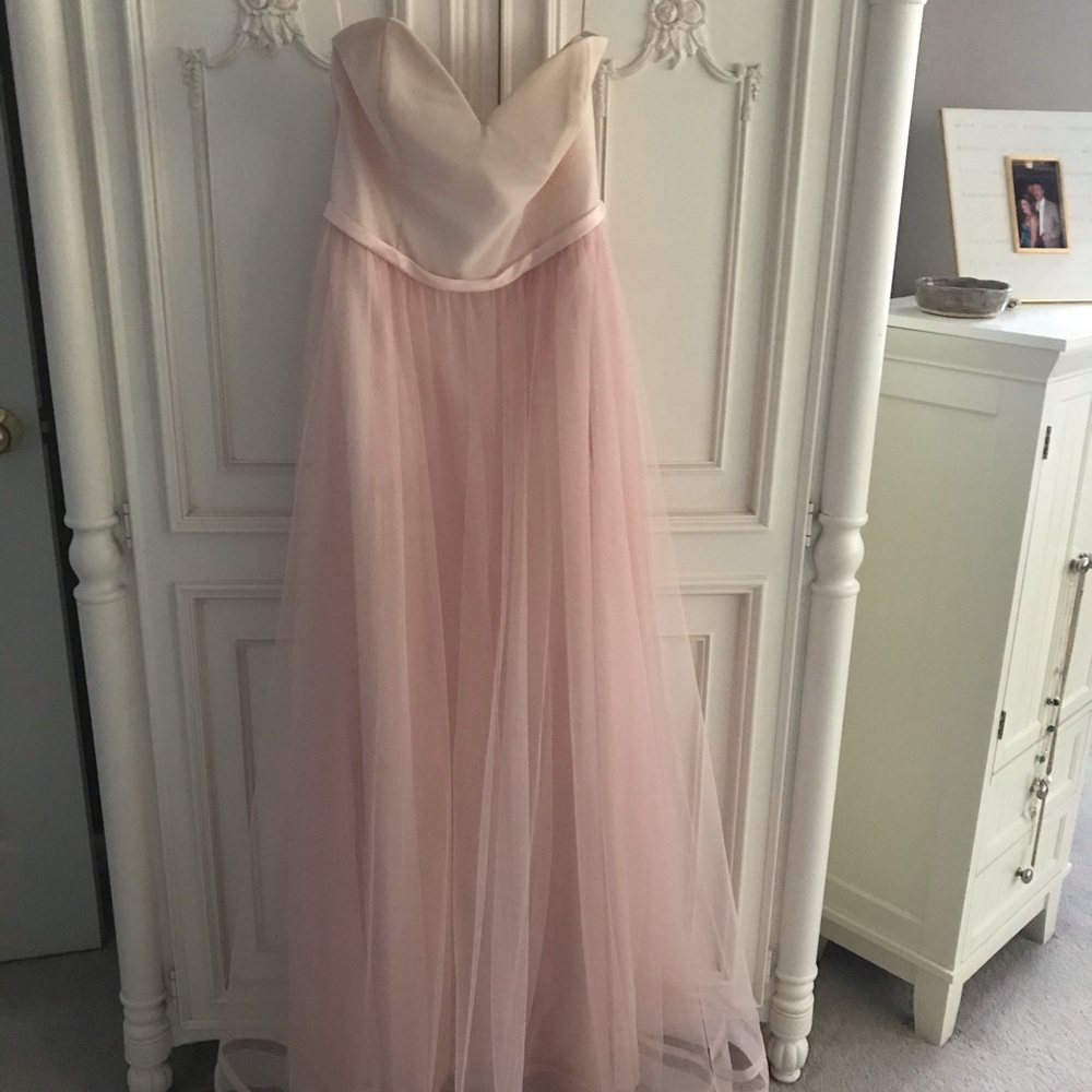 Prom/Bridesmaid dress - Pink satin and tulle!
